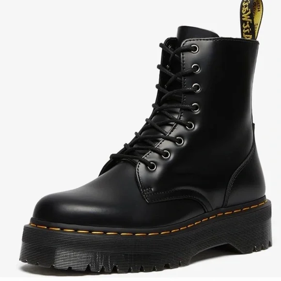 Dr. Martens Jadon leather platform boots - Picture 1 of 6